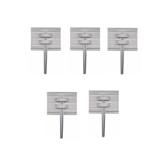 Jeu de 5 set d'ancrage pour bordures de jardin green universe 14 cm | bordure jardin | bordure jardin metal