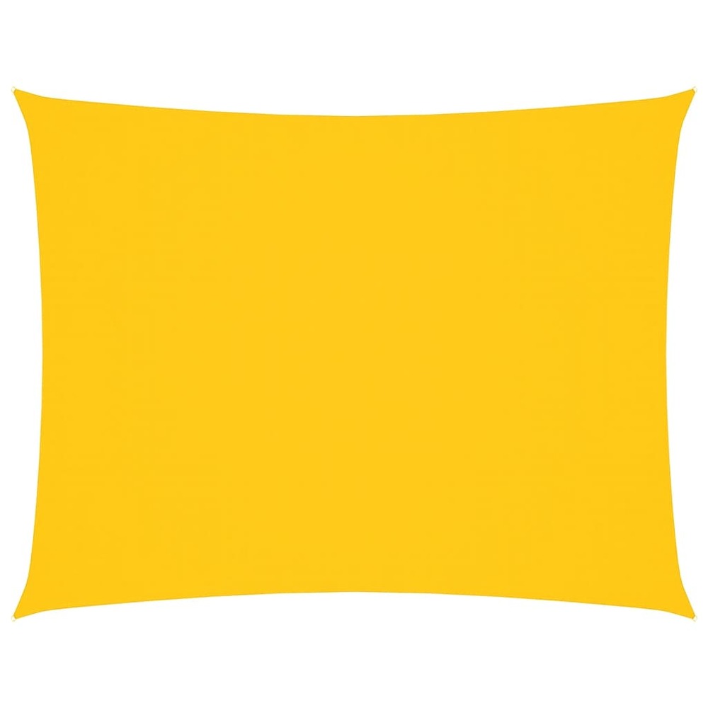 Voile de parasol tissu oxford rectangulaire 5x6 m jaune