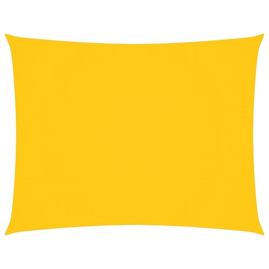 Voile de parasol tissu oxford rectangulaire 5x6 m jaune