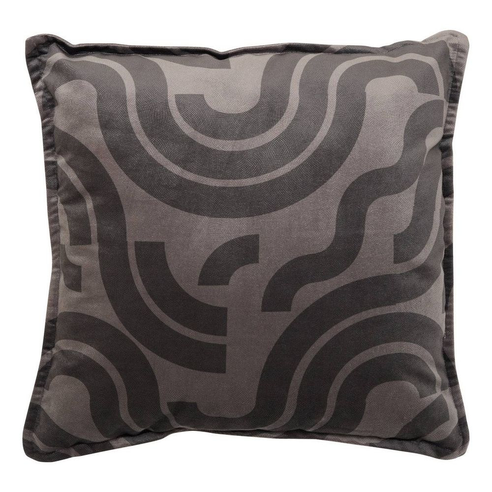 Coussin lilou carré 45x45cm gris