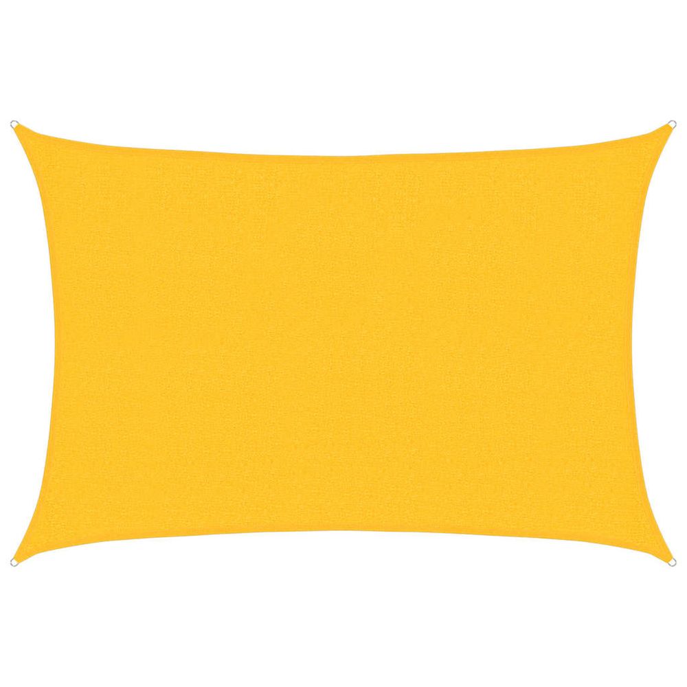 Voile d'ombrage 160 g/m² jaune 2,5x3,5 m pehd