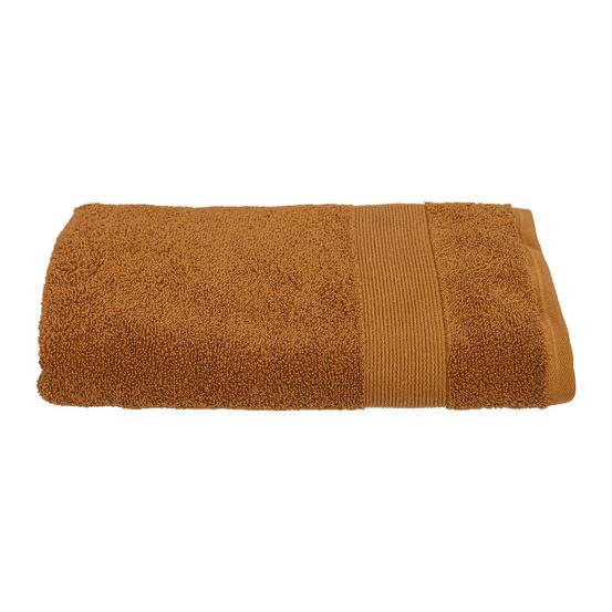 Serviette ou drap de douche 70 x 130 cm couleur moderne cannelle