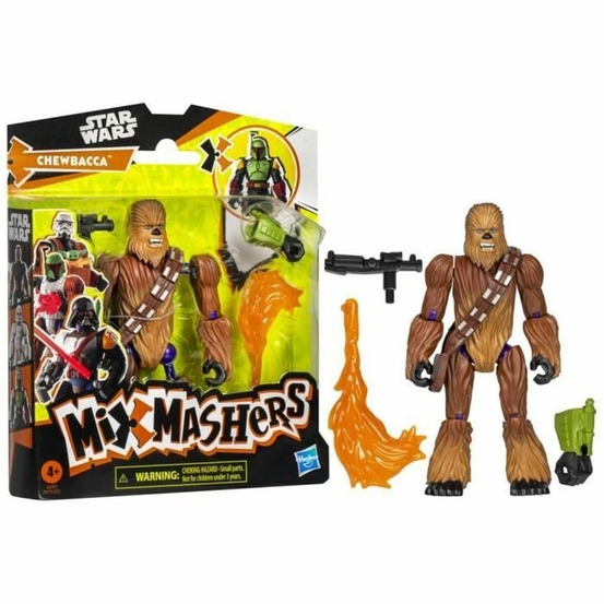 Figurine mixmashers chewbacca 12 cm personnalisable à mélanger et combiner