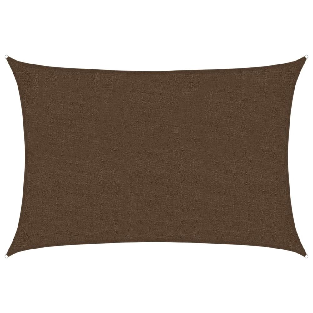 Voile d'ombrage 160 g/m² marron 2x2,5 m pehd