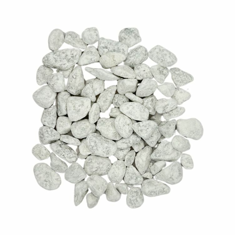 Pack 700kg galet de marbre blanc de carrare ø 12/16 mm (28 sacs x 25kg) - livraison standard