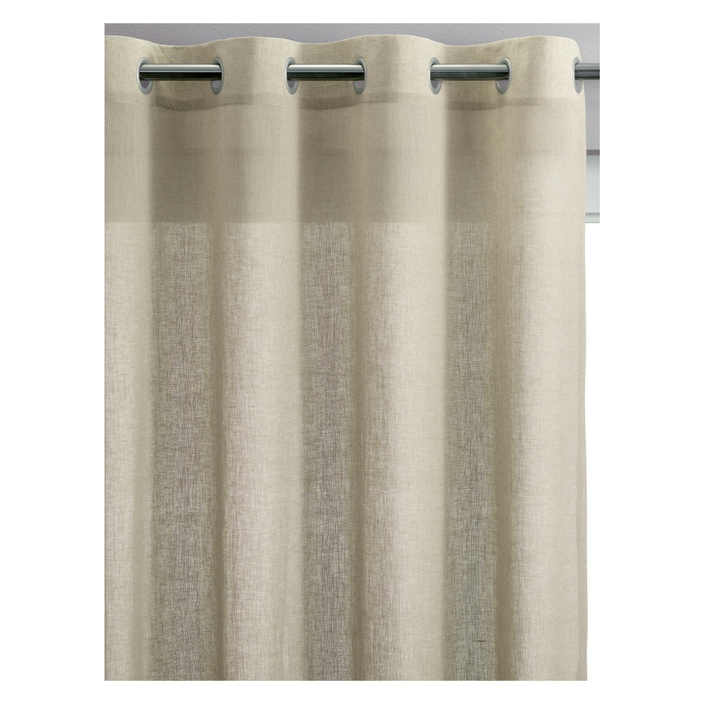 Rideau voile zeff naturel 140 x 280 cm