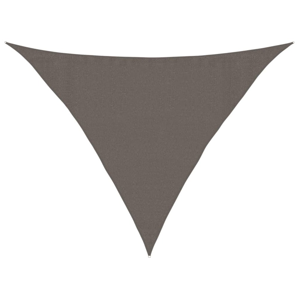 Voile d'ombrage 160 g/m² anthracite 3,5x3,5x4,9 m pehd
