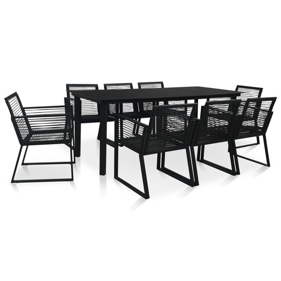 Table et chaises d'extérieur 9 pcs