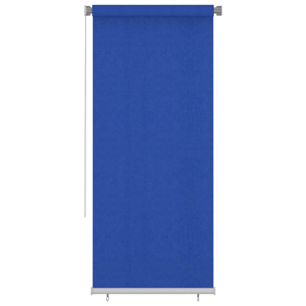 Store roulant d'extérieur 100x230 cm bleu pehd
