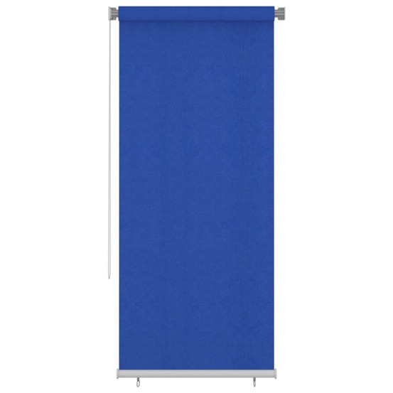 Store roulant d'extérieur 100x230 cm bleu pehd