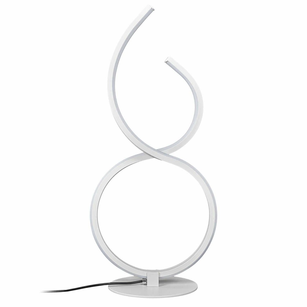 Lampe led design à poser - hauteur 36 cm - blanc