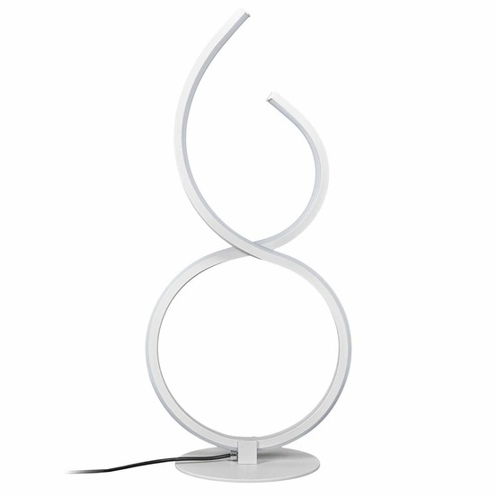 Lampe led design à poser - hauteur 36 cm - blanc