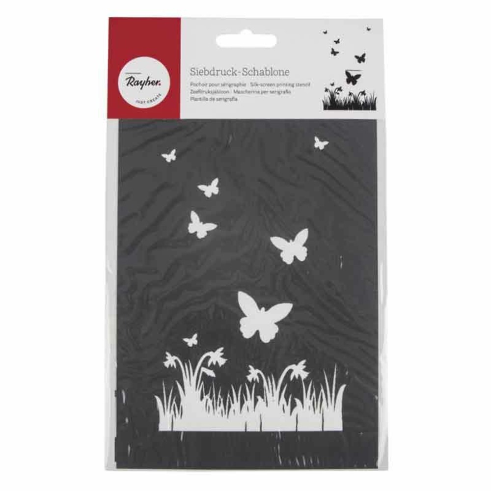 Pochoir 20,3 x 20,3 cm - printemps