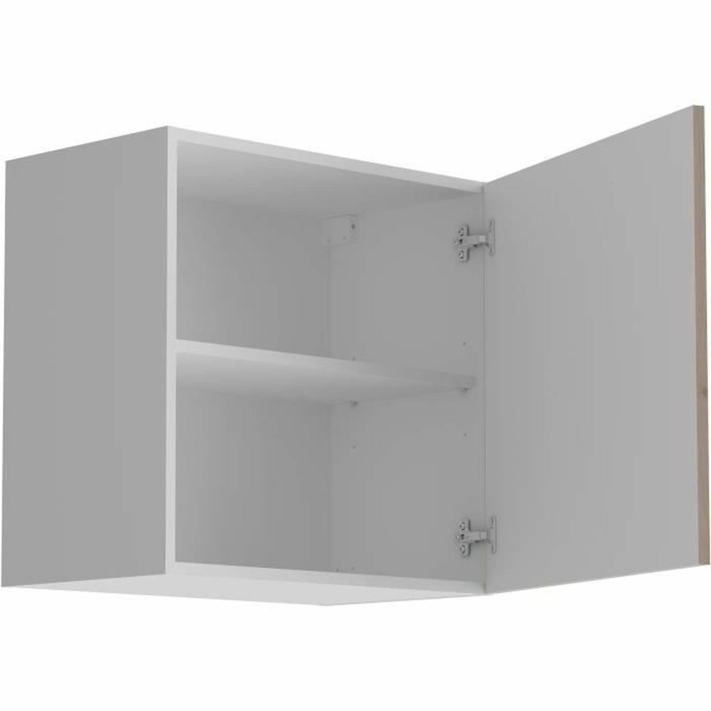 Meuble haut 1 porte - décor chêne jackson - 60 x 36 x hauteur 58 cm
