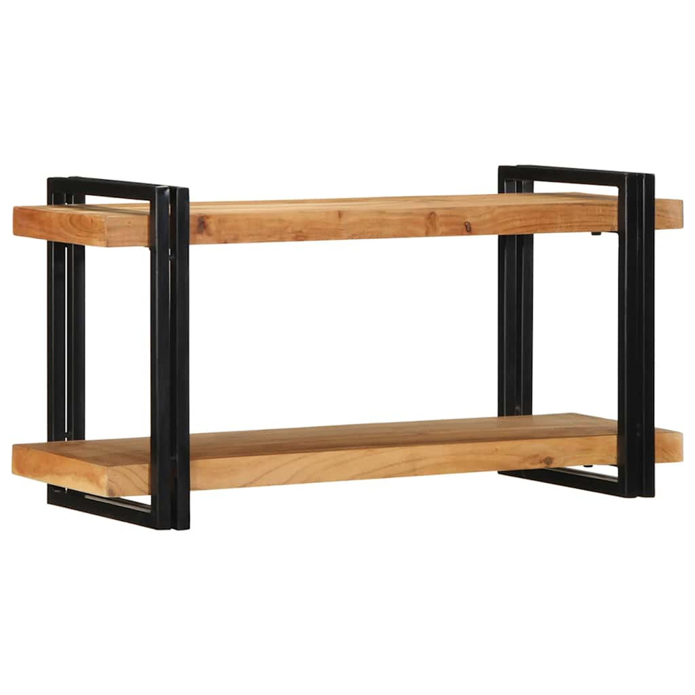 Étagère murale 90x33x45 cm bois massif d'acacia
