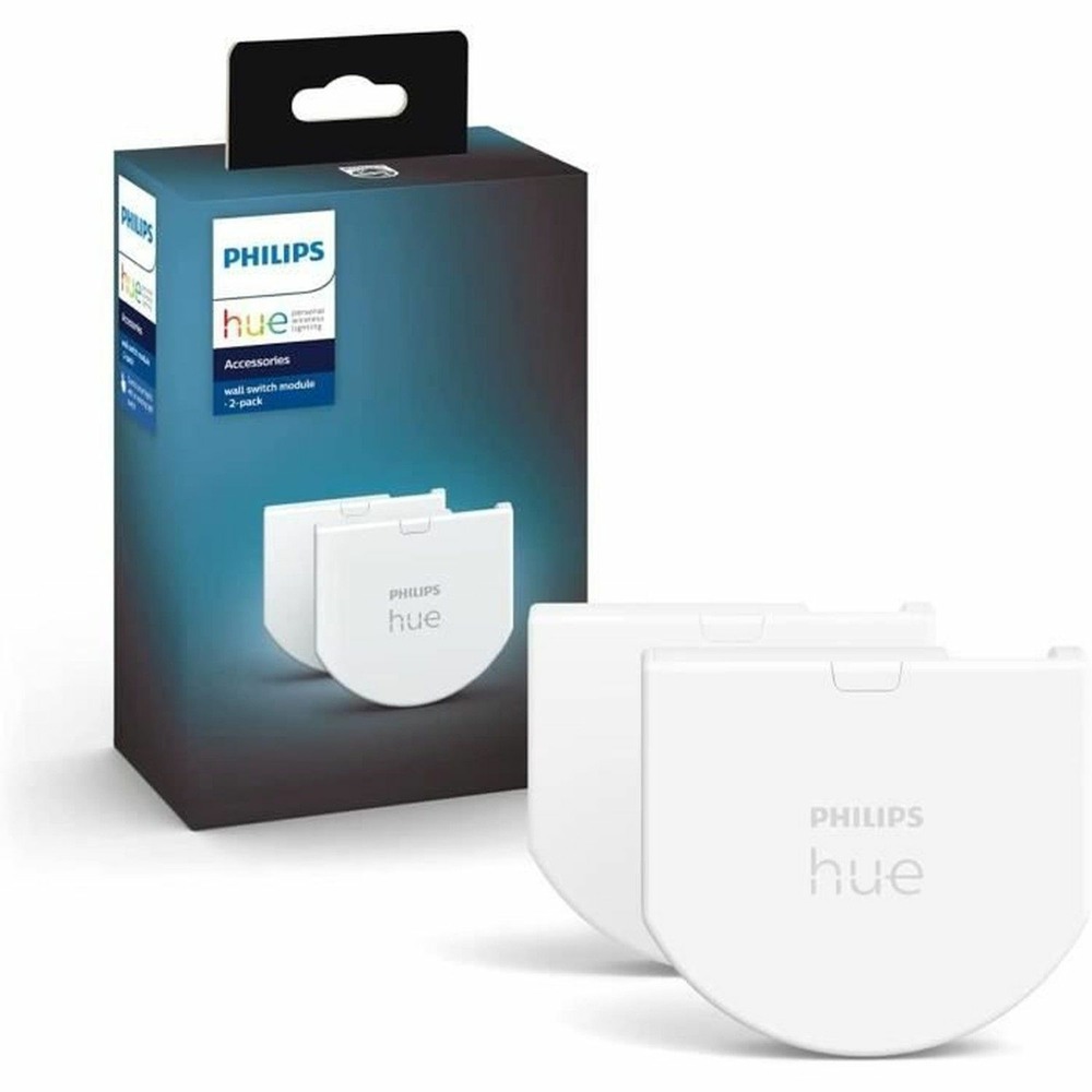 2 modules d'interrupteur mural - blanc compatible alexa