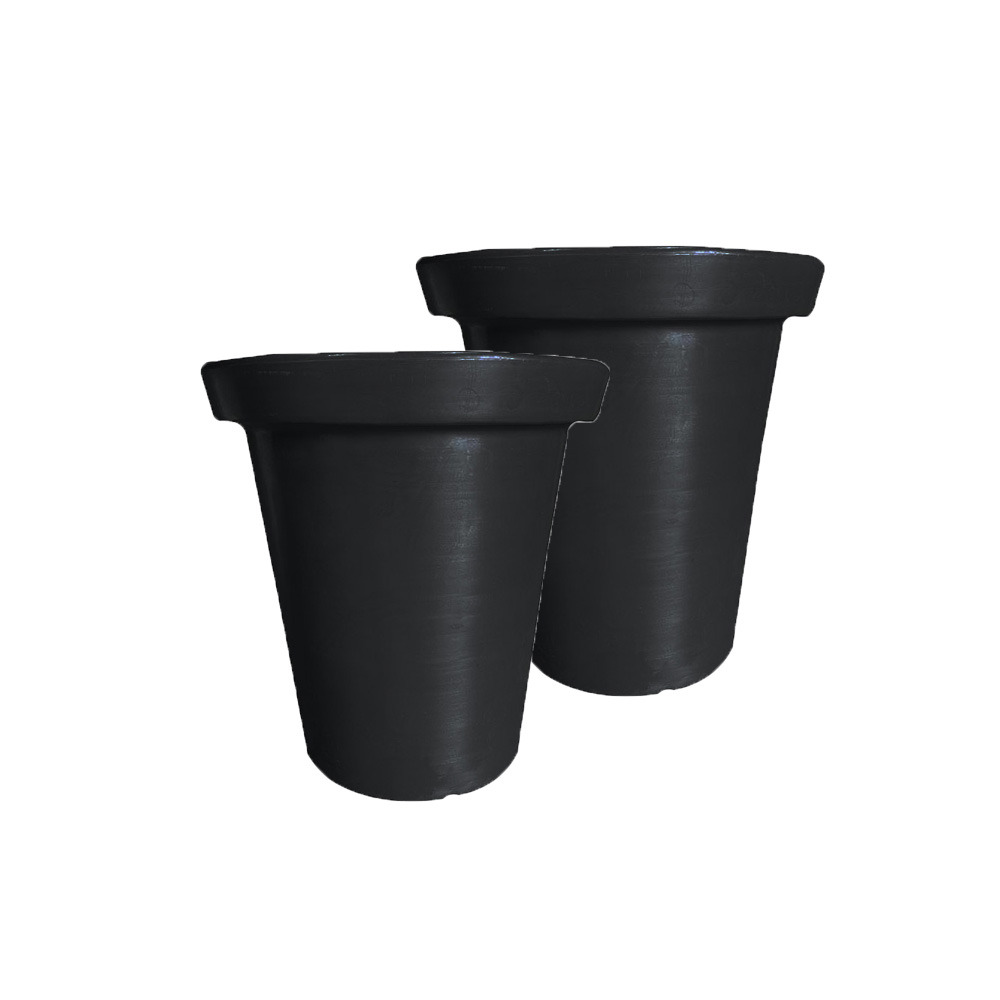 Pot de fleurs rond xxl delight 760l-lot de 2