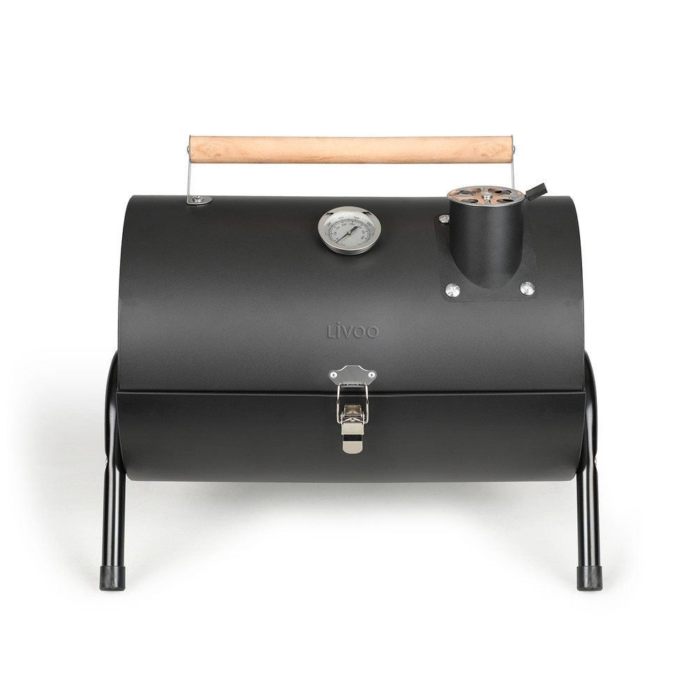 Barbecue fumoir portable 33.5x22cm noir - doc269