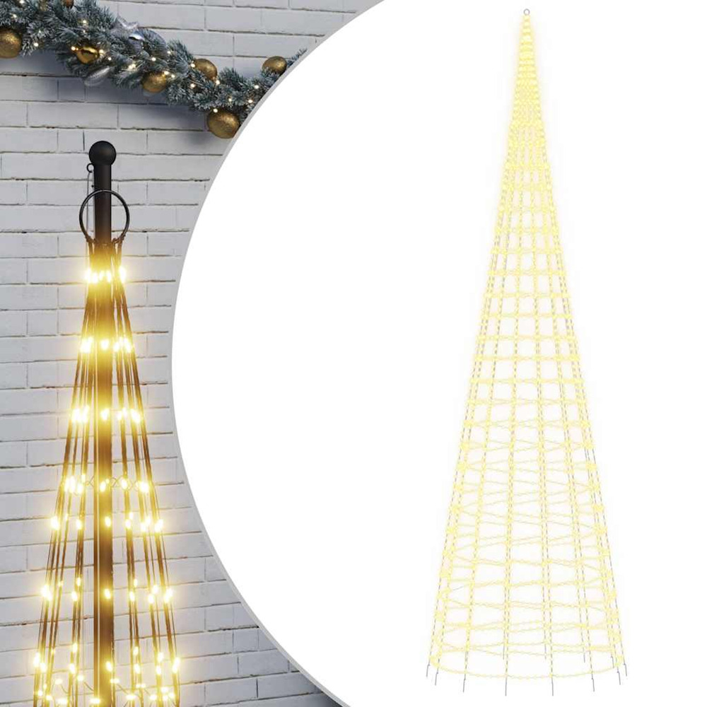 Sapin de noël à led 3000 led blanc 800 cm