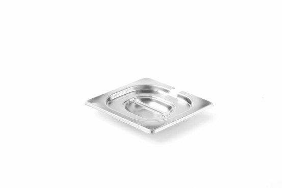 Couvercle pour bac gn avec encoche louche profi line gn 1/6 176x162 mm - hendi