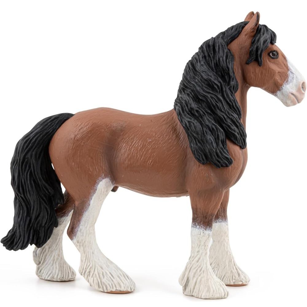 Figurine cheval clydesdale