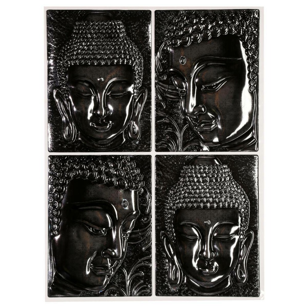 Sticker bouddha en relief 38x50