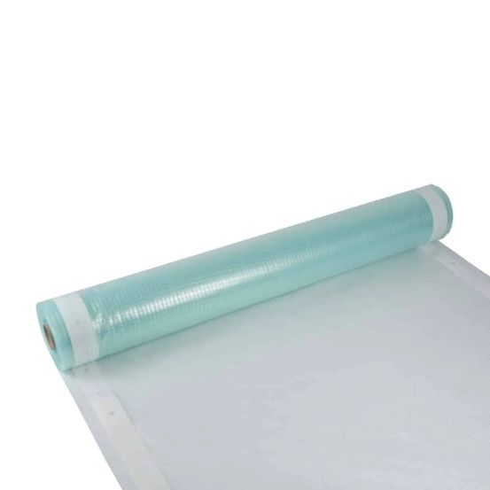 Bâche de protection armée, 1,5m x 46m avec bord cloué