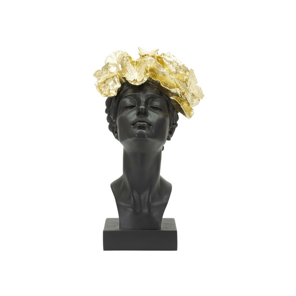 Statuette tête femme 