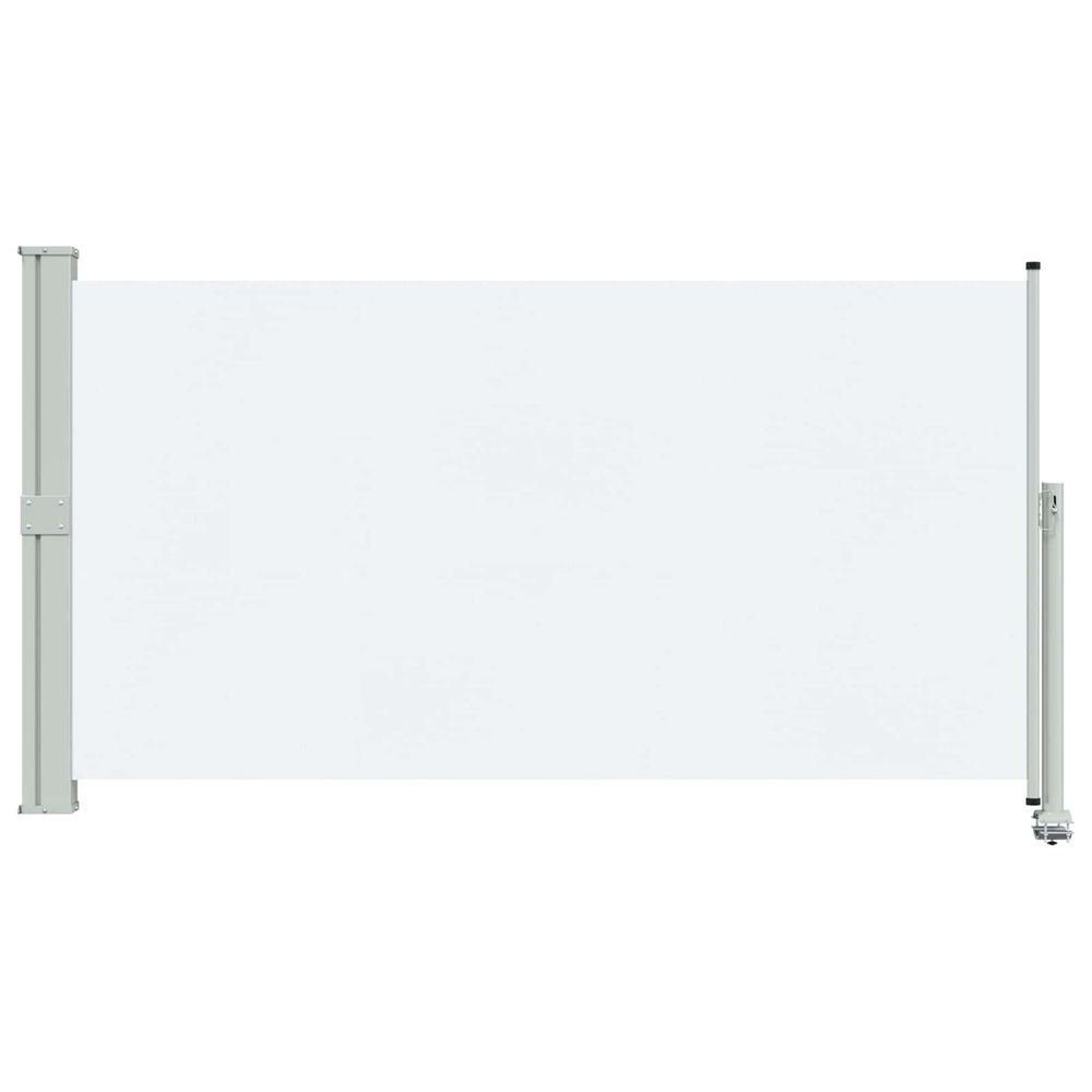 Auvent latéral 140 x 300 cm 100% polyester fer acier