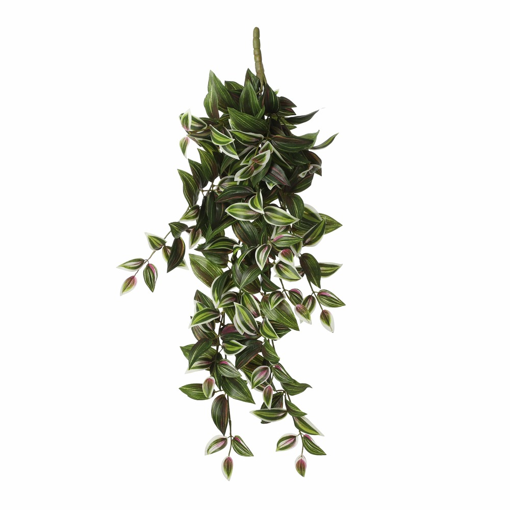 Mica decorations chute de tradescantia artificielle - h54cm - vert