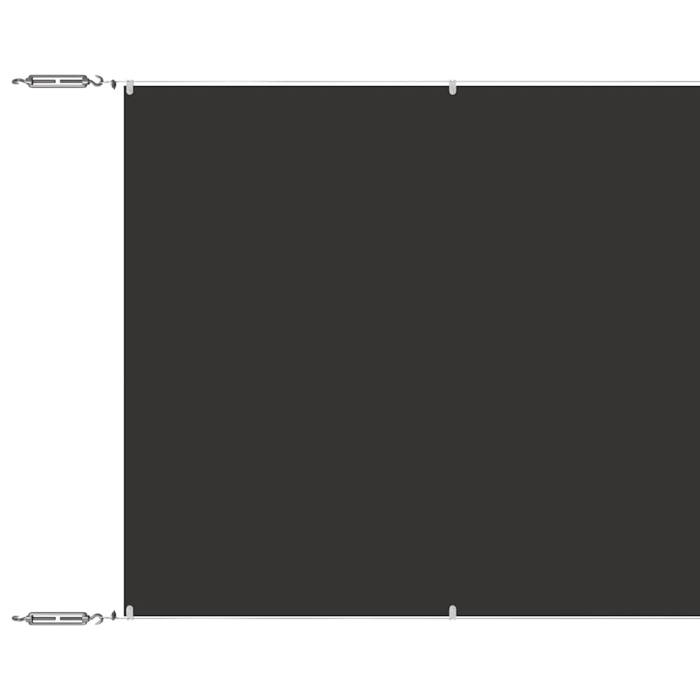 Auvent vertical anthracite 180x1200 cm tissu oxford