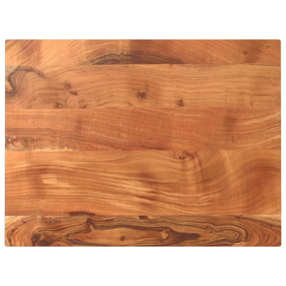 Dessus de table 90x60x2,5 cm rectangulaire bois massif d'acacia
