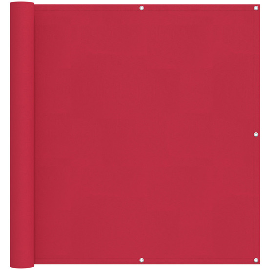 Écran de balcon bordeaux 120 x 800 cm oxford alu enduit de pu