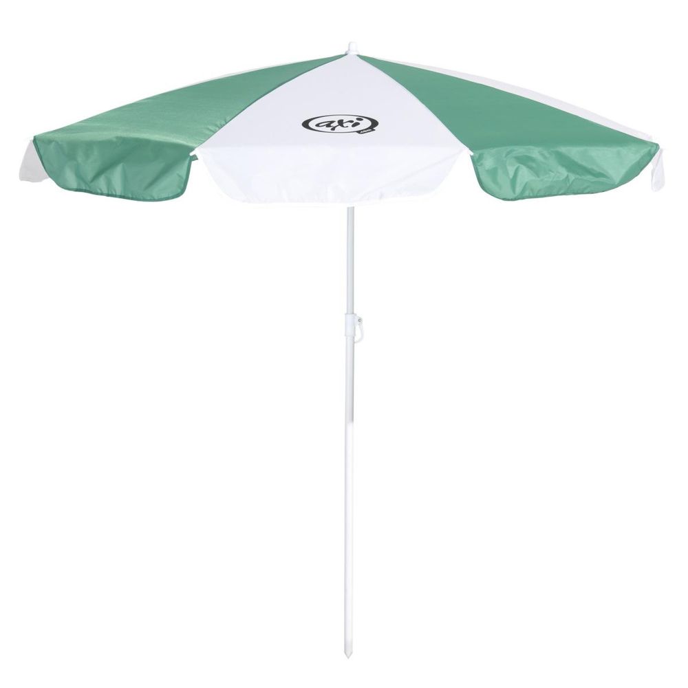 Axi parasol vert blanc diametre 125cm