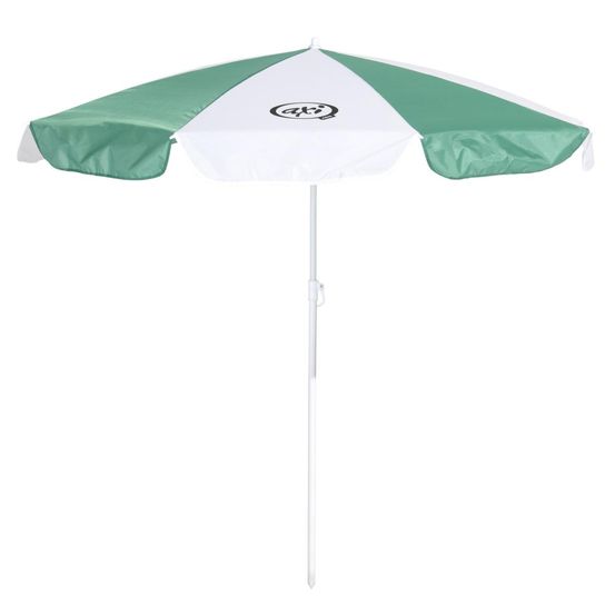 Axi parasol vert blanc diametre 125cm