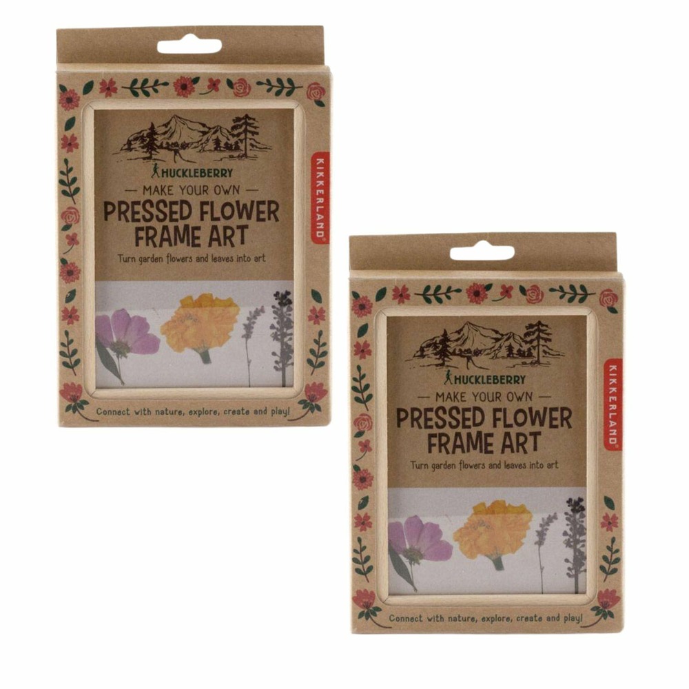 2 cadres en bois pour herbier 13 x 17 cm