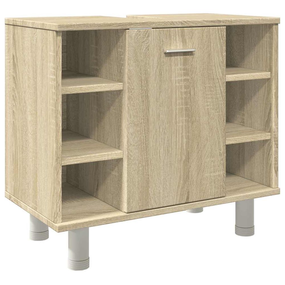 Armoire de salle de bain chêne sonoma 60x32x53,5 cm aggloméré