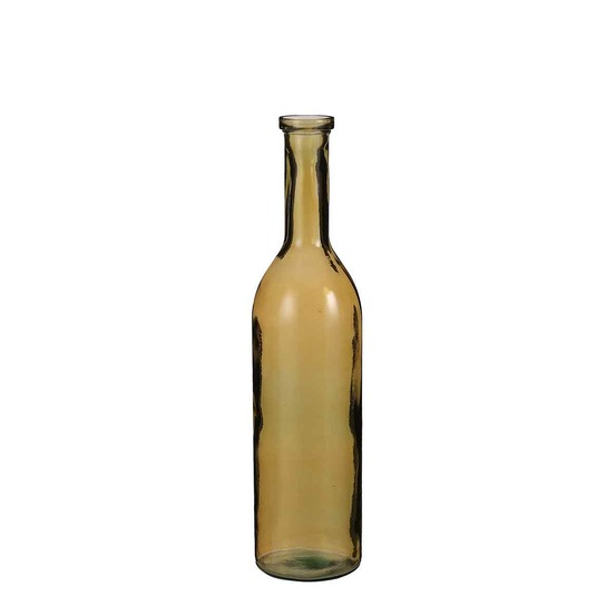 Mica decorations rioja vase bouteille - h75 x ø18 cm - ocre