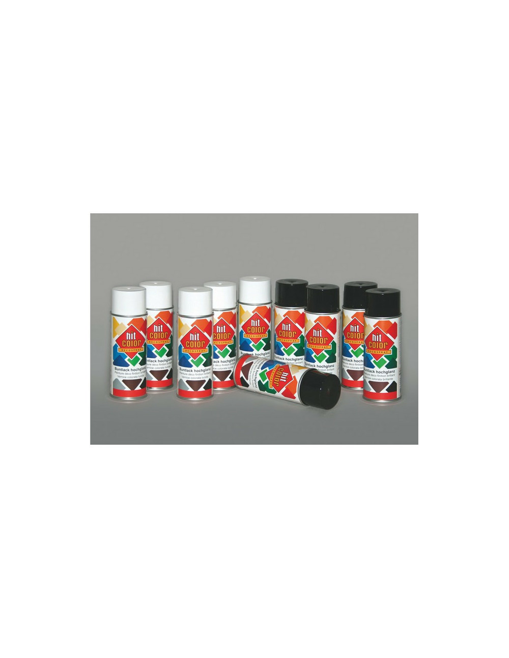 Peinture aérosol mat blanc 9010 - 400 ml - hitcolor