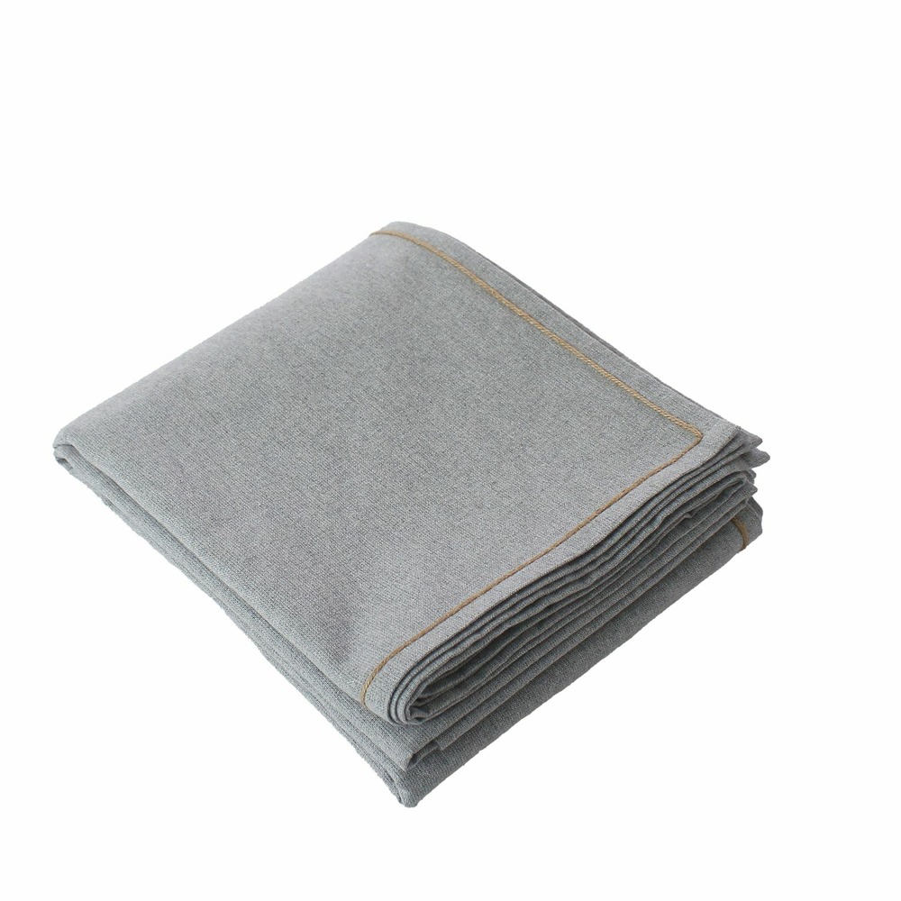 Nappe rectangulaire avec bordure jute lina