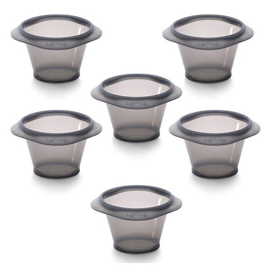 Lot de 6 moules à fondant en silicone - 2413006n06m017