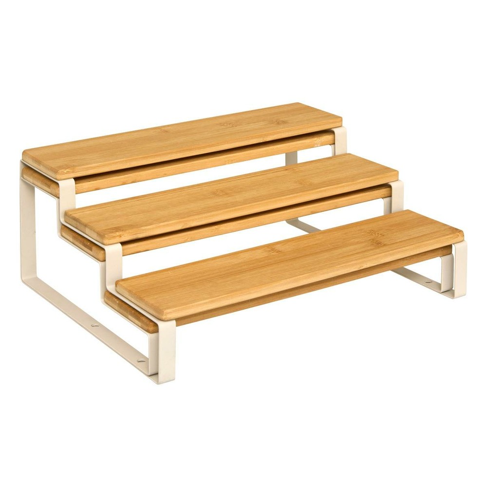 5five - etagère à épices ordera extensible l32cm en bois gris