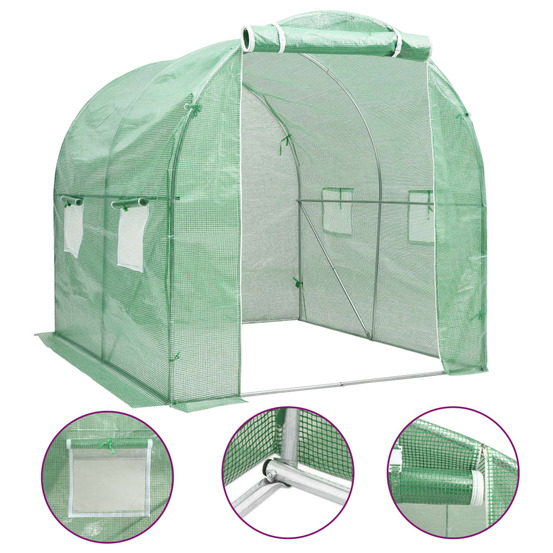 Serre 4 m² 2x2x2 m