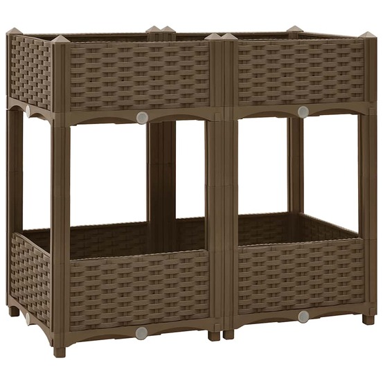 Lit surélevé 80x40x71 cm polypropylène