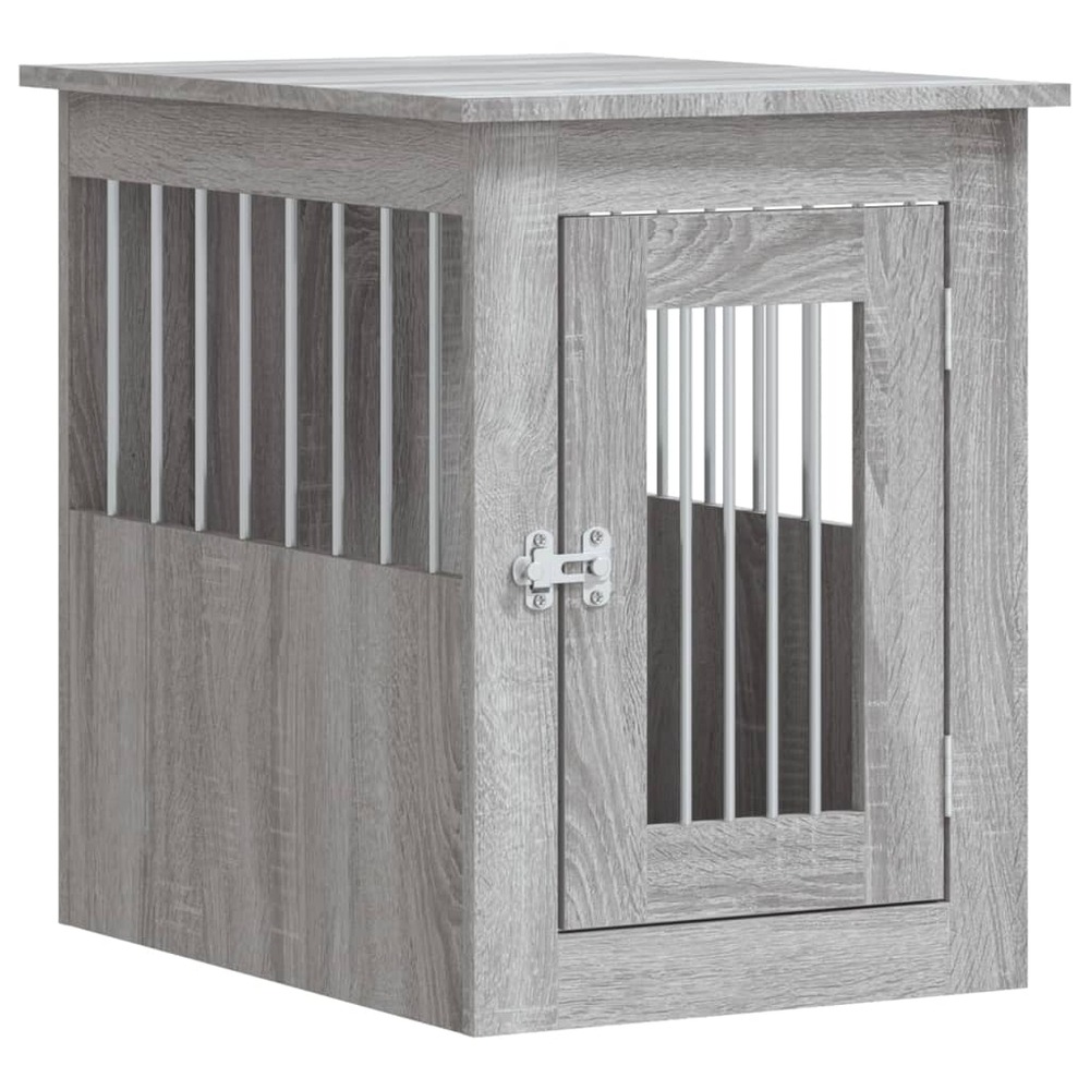 Meuble de cage pour chiens sonoma gris 45x62x59 cm