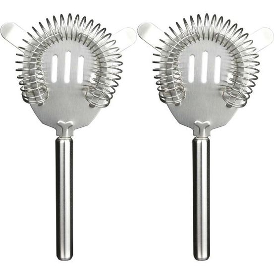 Passoire à cocktail en inox 15 cm (lot de 2)