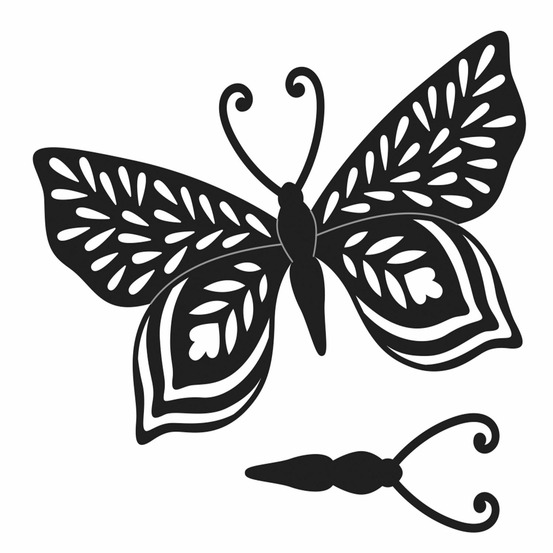 Matrice de découpe papillon