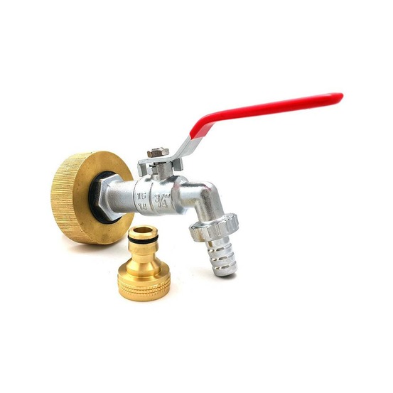 Raccord femelle s60x6 laiton - robinet laiton chromé 3/4 pouce avec raccord rapi