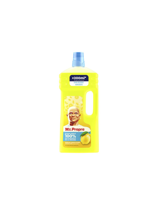 Mr propre nettoyant multi-usages citrons d'été 1.5l dont 200 ml gratuit mr propre nettoyant multi-usages citrons d'été 1.5l dont