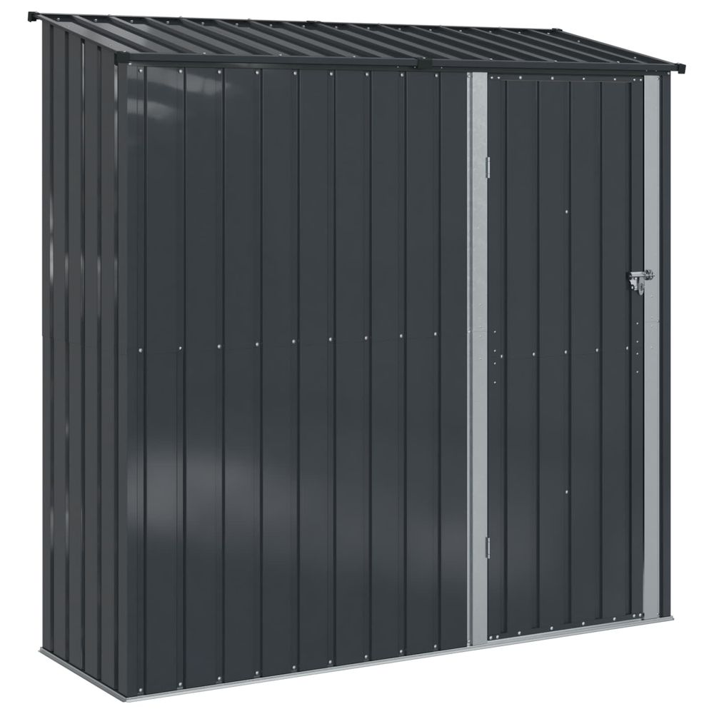 Cabanons de jardin anthracite 203,5 x 73 x 200 cm métал